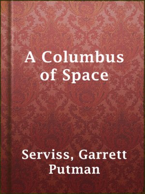 A Columbus of Space - ebook